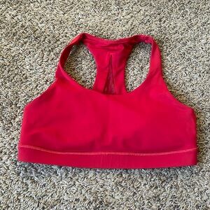 Lululemon Red Sports Bra 8